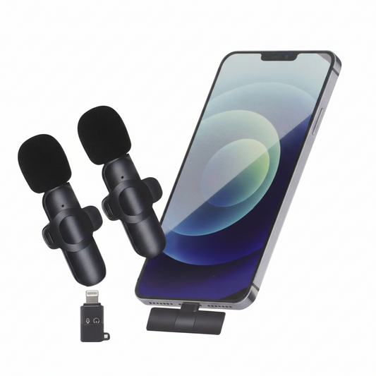MICROFONO INALAMBRICO SOLAPERO X2 TIPO C IPHONE-ANDROID