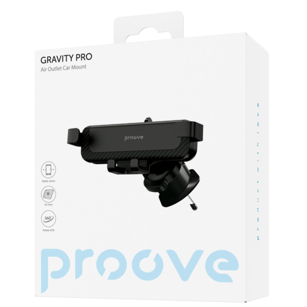 SOPORTE para AUTO PROOVE Gravity Pro Air NEGRO